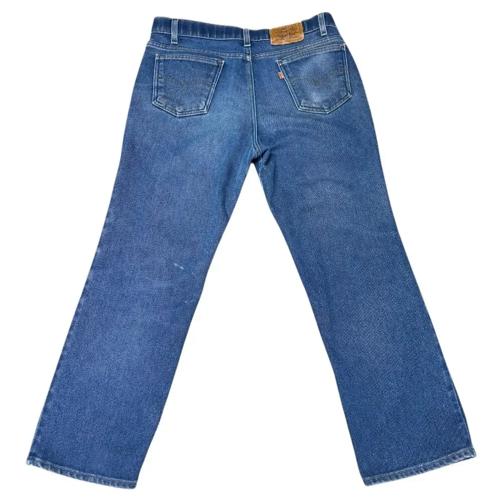 Levi's Action Straight Leg Jeans Vintage 90s Medium Wash 36x30